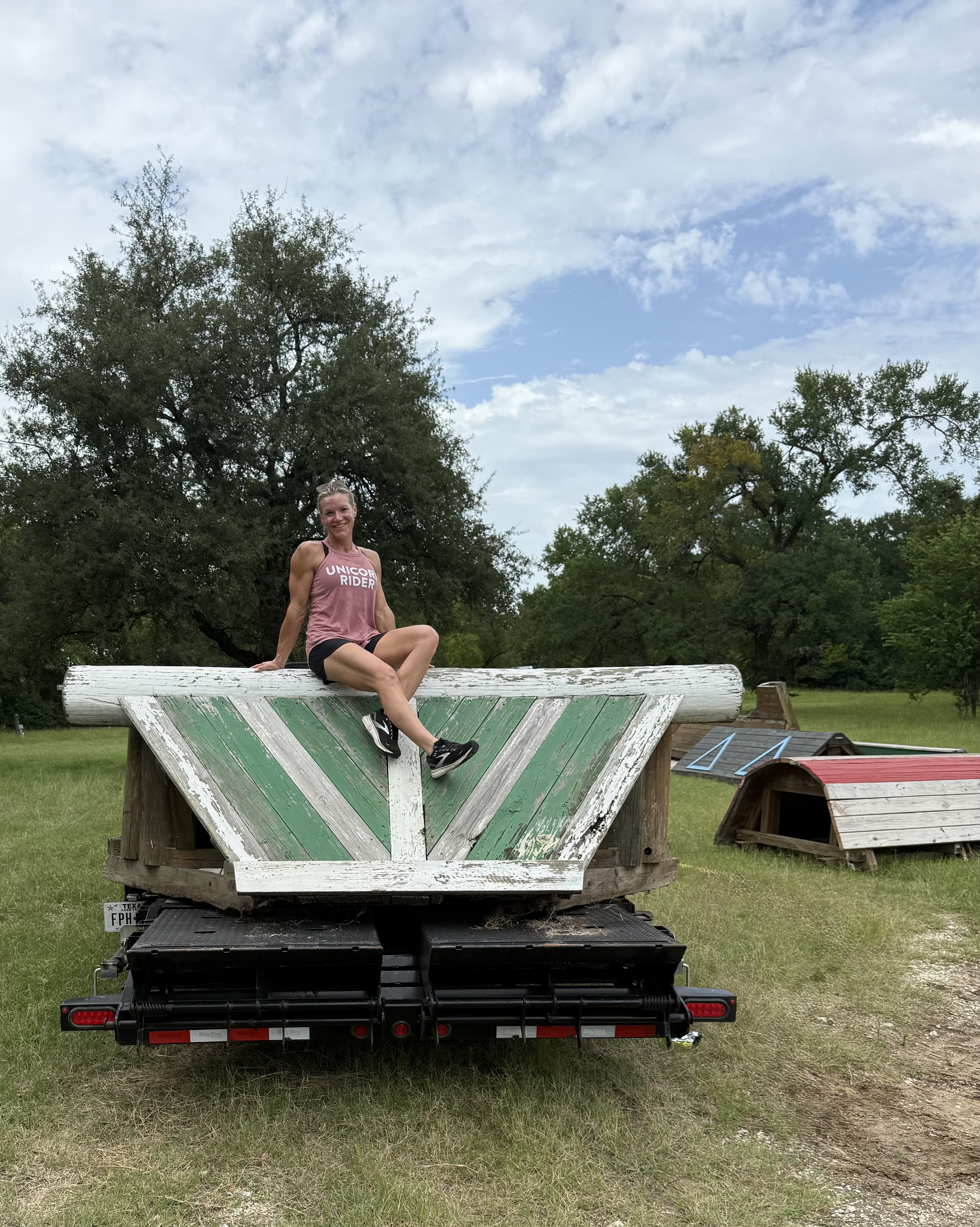 Bringing jumps home from Meadow Creek